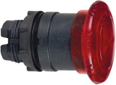 Schneider Electric - 22mm Mount Hole, Extended Mushroom Head, Pushbutton Switch Only - Round, Red Pushbutton, Illuminated, Maintained (MA) - Americas Tooling