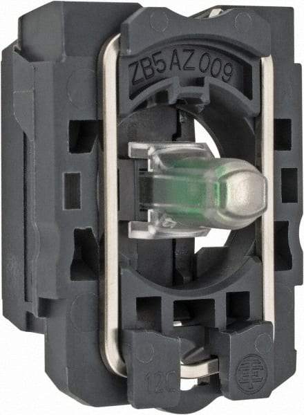 Schneider Electric - 12 V Green Lens LED Indicating Light - Screw Clamp Connector, Vibration Resistant - Americas Tooling