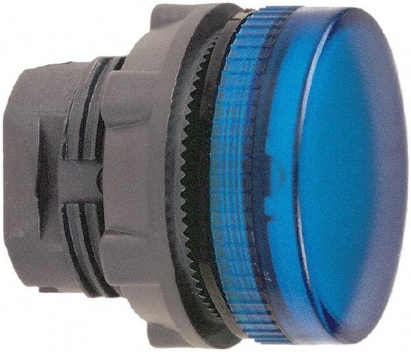 Schneider Electric - Round Pilot and Indicator Light Lens - Blue - Americas Tooling