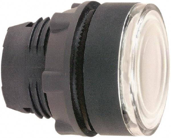 Schneider Electric - 22mm Mount Hole, Flush, Pushbutton Switch Only - Round, White Pushbutton, Illuminated, Momentary (MO) - Americas Tooling