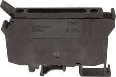 Schneider Electric - 1 Pole, 500 Volt, 10 Amp, -40 to 266°F, DIN Rail Mount, Polyamide Fused Terminal Block - 3 Contacts, 26 to 8 AWG Compatibility, 60-1/2mm High - Americas Tooling