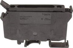 Schneider Electric - 1 Pole, 500 Volt, 10 Amp, -40 to 266°F, DIN Rail Mount, Polyamide Fused Terminal Block - 3 Contacts, 1/2 to 16mm Compatibility, 60-1/2mm High - Americas Tooling