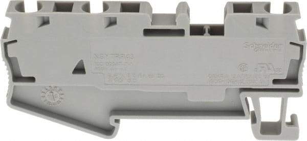 Schneider Electric - 1 Pole, 800 Volt, 32 Amp, -40 to 266°F, DIN Rail Mount, Polyamide Passthrough Terminal Block - 3 Contacts, 28 to 10 AWG Compatibility, 36-1/2mm High - Americas Tooling