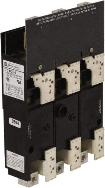 Square D - 1 & 3 Phase, 600VAC, 1 Pole, 4, Open Nonfused Cam & Disconnect Switch - 1 Wire - Americas Tooling