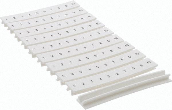 Schneider Electric - Terminal Block Marking Strip - Use with Linergy TR Series Terminal Blocks - Americas Tooling