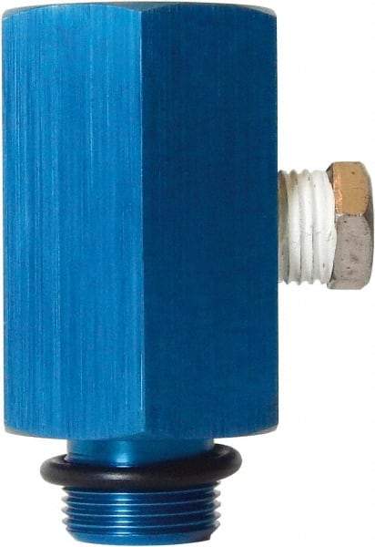 Parker - 1/2 NPT Air Compressor Vacuum Pump to Filter Adapter - 2.44" High, Use with Welch Pump Models #1400, 1405 - Americas Tooling