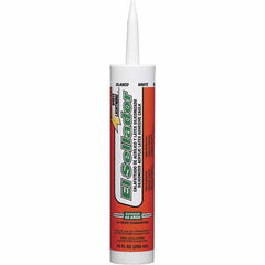 White Lightning - 10 oz Tube White Acrylic & Latex Sealant - -30 to 180°F Operating Temp, 30 min Tack Free Dry Time, 5 to 7 Days Full Cure Time - Americas Tooling