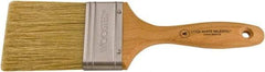 Wooster Brush - 2-1/2" Flat Hog Varnish Brush - 3-3/16" Bristle Length, 6-1/2" Maple Beavertail Handle - Americas Tooling