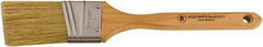 Wooster Brush - 2" Angled Hog Sash Brush - 2-15/16" Bristle Length, 7-7/8" Maple Fluted Handle - Americas Tooling