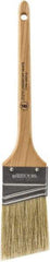 Wooster Brush - 2" Angled Hog Sash Brush - 2-11/16" Bristle Length, 7-7/8" Maple Rattail Handle - Americas Tooling