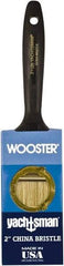 Wooster Brush - 2" Flat Hog Varnish Brush - 2-7/16" Bristle Length, 6-1/4" Plastic Beavertail Handle - Americas Tooling