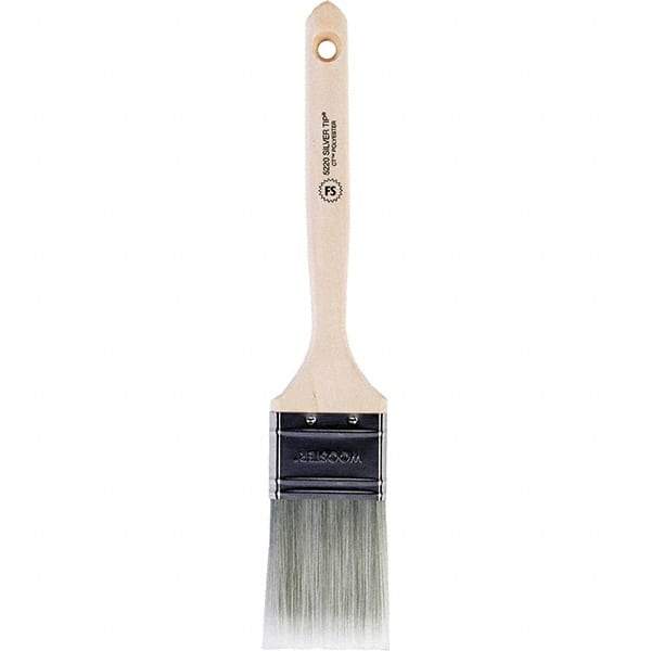 Wooster Brush - 2" Flat Synthetic Sash Brush - 2-11/16" Bristle Length, 7-3/4" Wood Fluted Handle - Americas Tooling