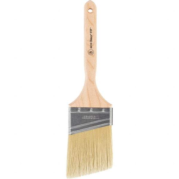 Wooster Brush - 3" Angled Synthetic Sash Brush - 3-3/16" Bristle Length, 7-7/8" Maple Fluted Handle - Americas Tooling