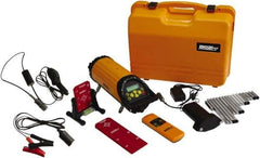 Johnson Level & Tool - 1 Beam 800' Max Range Self Leveling Pipe Laser - Red Beam, 1/16" at 100' Accuracy, 5-1/4" Long x 15" High, Battery Included - Americas Tooling