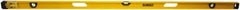 DeWALT - Magnetic 78" Long 3 Vial I-Beam Level - Aluminum, Yellow - Americas Tooling