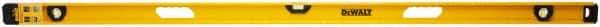 DeWALT - 72" Long 3 Vial I-Beam Level - Aluminum, Yellow - Americas Tooling