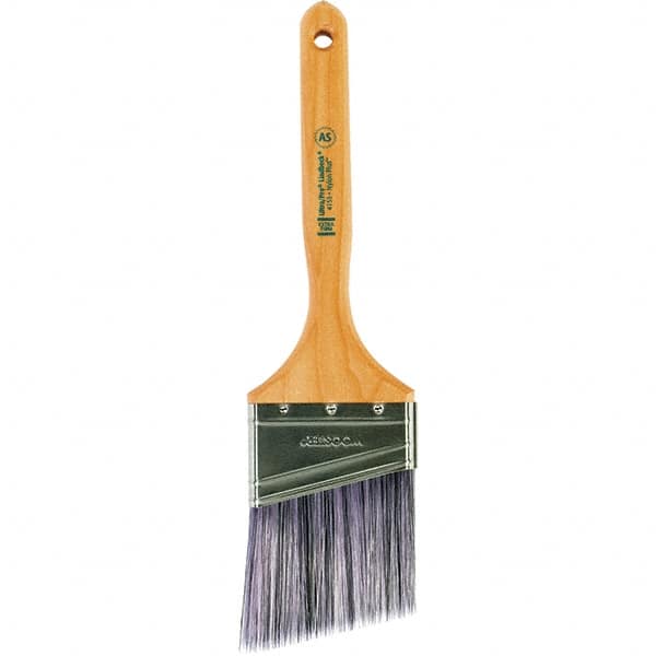 Wooster Brush - 3" Angled Synthetic Sash Brush - 3-3/16" Bristle Length, 7.88" Maple Fluted Handle - Americas Tooling