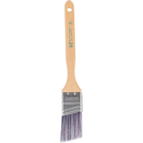 Wooster Brush - 1-1/2" Angled Synthetic Sash Brush - 2-7/16" Bristle Length, 7.88" Maple Fluted Handle - Americas Tooling