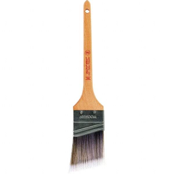 Wooster Brush - 2" Angled Nylon/Polyester Sash Brush - 2-7/16" Bristle Length, 8" Maple Rattail Handle - Americas Tooling