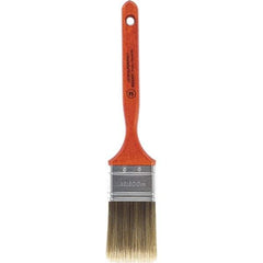 Wooster Brush - 2" Flat Nylon/Polyester Sash Brush - 2-11/16" Bristle Length, 7-3/16" Wood Fluted Handle - Americas Tooling