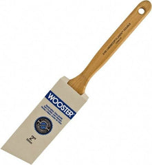 Wooster Brush - 2" Angled Hog Sash Brush - 2-11/16" Bristle Length, 7-7/8" Maple Fluted Handle - Americas Tooling