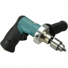 Dynabrade - 1/4" Keyed Chuck - Pistol Grip Handle, 1,000 RPM, 0.4 hp, 90 psi - Americas Tooling