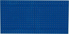 Triton - 24" Wide x 24" High Industrial Steel Tool Peg Board System - 2 Panels, Steel, Blue - Americas Tooling