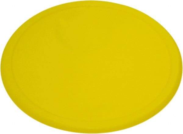 Rubbermaid - 10.3" Wide, Round Polyethylene Lid - Use with FG572300, FG572324, FG572400, FG572424 - Americas Tooling