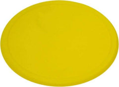 Rubbermaid - 10.3" Wide, Round Polyethylene Lid - Use with FG572300, FG572324, FG572400, FG572424 - Americas Tooling