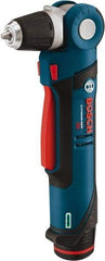 Bosch - 12 Volt 3/8" Chuck Right Angle Handle Cordless Drill - 0-1300 RPM, Reversible, 1 Lithium-Ion Battery Included - Americas Tooling