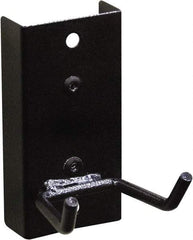 Triton - 4" Long Double Prong Tool Holder Pegboard Hook - 2" Projection, Steel - Americas Tooling