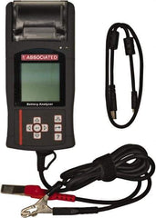 Associated Equipment - 12 Volt Battery Tester with Case & Manual - 100 to 1,700 CCA Range, 5' Cable - Americas Tooling