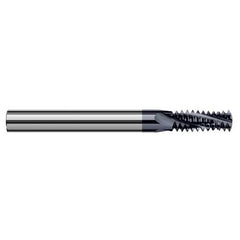 ‎0.1200″ Cutter Diameter × 0.3120″ (5/16″) Length of Cut Carbide Multi-Form #10-28 Thread Milling Cutter, 3 Flutes, AlTiN Coated - Exact Industrial Supply