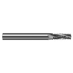 ‎0.4900″ Cutter Diameter × 1.2500″ (1-1/4″) Length of Cut Carbide Multi-Form 3/4″-16 Thread Milling Cutter, 4 Flutes - Exact Industrial Supply