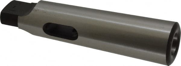 Collis Tool - MT1 Inside Morse Taper, MT3 Outside Morse Taper, Standard Reducing Sleeve - Hardened & Ground Throughout, 1/4" Projection, 3-15/16" OAL - Exact Industrial Supply