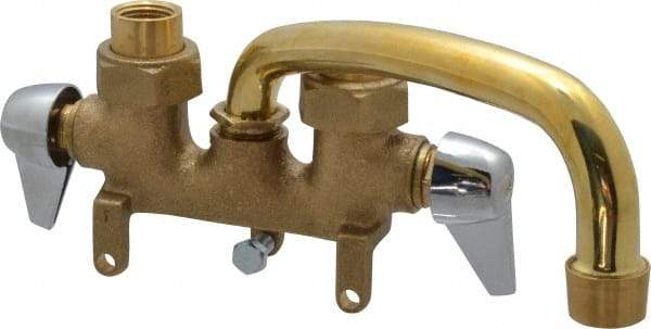 B&K Mueller - Standard, Two Handle Design, Brass, Clamp, Laundry Faucet - 6 Inch Spout, Lever Handle - Americas Tooling