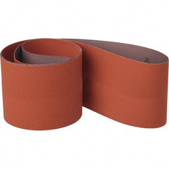 3M - 3" Wide x 132" OAL, 120 Grit, Ceramic Abrasive Belt - Ceramic, Coated, Cloth Backing - Americas Tooling