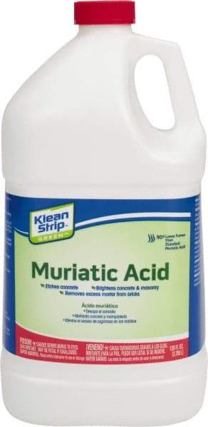 Klean-Strip - 1 Gal Muriatic Acid - 0 gL VOC Content, Comes in Plastic Can - Americas Tooling