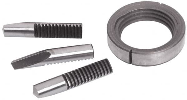 Accupro - Drill Chuck Jaw and Nut Unit - For Use with 5/16 Ball Bearing Drill Chucks - Exact Industrial Supply