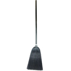 Light Industrial Upright Broom, 100 Percent Black Corn Fill, 56″ Overall Length - Americas Tooling