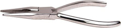 Aven - 6" OAL, 1-1/2" Jaw Length x 1-1/2" Jaw Width, Long Nose Multipurpose Pliers - Serrated Jaw, Crimper, Cutter & Stripper Head, Stainless Steel Handles - Americas Tooling