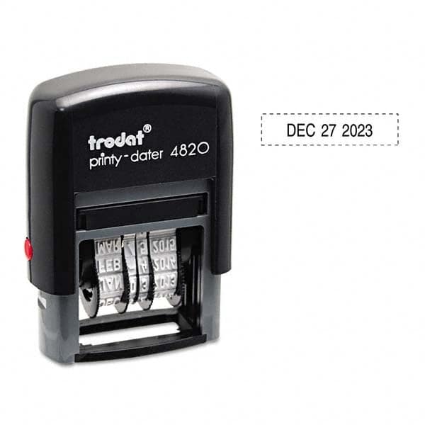 Trodat - Pre-inked Custom Stamps Type: Custom Stamp - Dater Message: Date - Americas Tooling