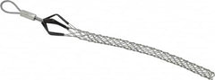 Woodhead Electrical - Flexible Eye, Closed Mesh, Steel Wire Pulling Grip - 7" Mesh, 0.37 to 0.49" Cable Diam - Americas Tooling