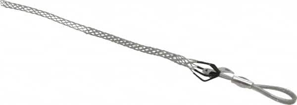 Woodhead Electrical - Flexible Eye, Closed Mesh, Steel Wire Pulling Grip - 14" Mesh, 1/2 to 0.74" Cable Diam - Americas Tooling