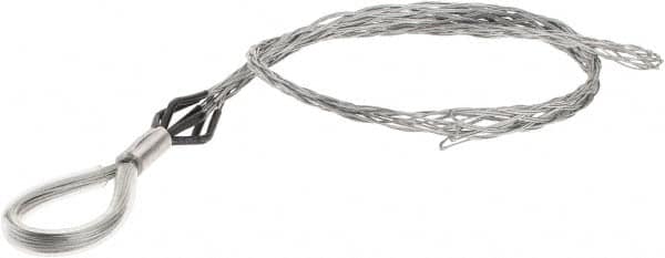 Woodhead Electrical - Flexible Eye, Closed Mesh, Steel Wire Pulling Grip - 26" Mesh, 1-1/2 to 1.99" Cable Diam - Americas Tooling