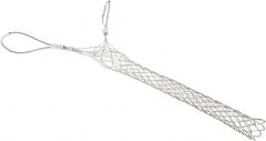 Woodhead Electrical - Double Eye, Closed Mesh, Bronze Wire Pulling Grip - 20" Mesh, 1-3/4 to 1.99" Cable Diam - Americas Tooling