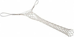 Woodhead Electrical - Double Eye, Closed Mesh, Bronze Wire Pulling Grip - 24" Mesh, 2-1/2 to 3" Cable Diam - Americas Tooling