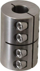 Climax Metal Products - 3/4" Inside x 1-1/2" Outside Diam, One Piece Split Clamping Collar - 2-1/4" Long - Americas Tooling