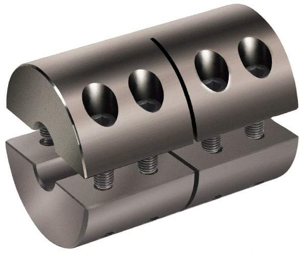 Climax Metal Products - 1" Inside x 3-1/4" Outside Diam, Machinable Rigid Coupling - No Keyway - 4-7/8" Long - Americas Tooling