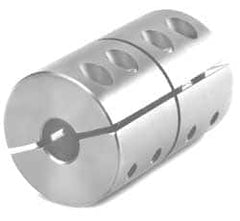 Climax Metal Products - 1/2" Inside x 2" Outside Diam, Machinable Rigid Coupling - No Keyway - 3" Long - Americas Tooling